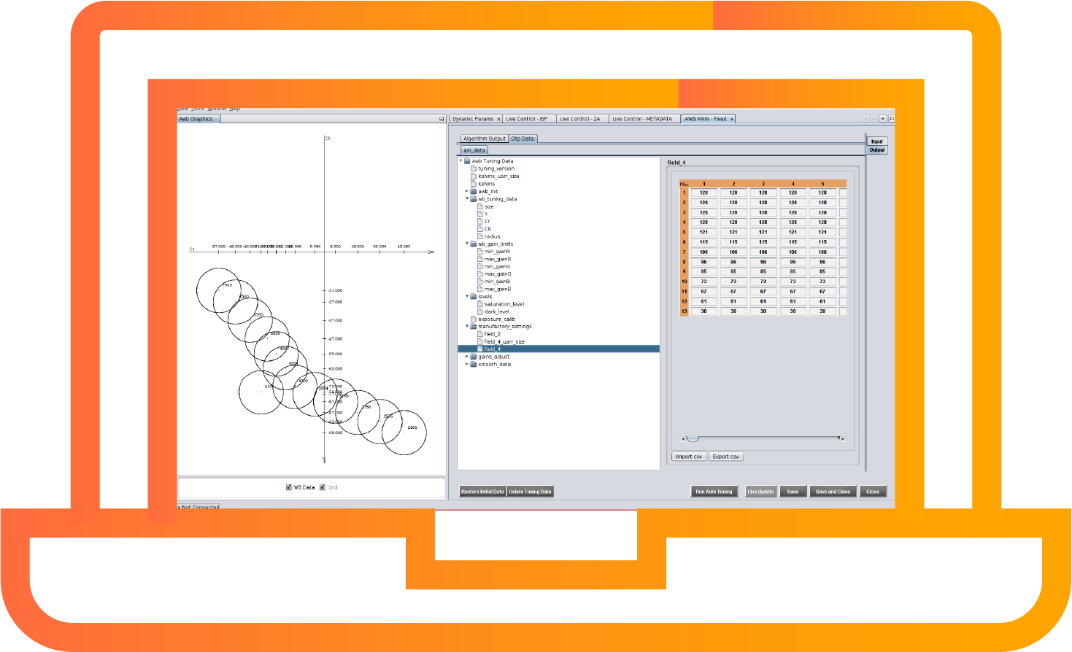 Auto/manual image tunning tool — MM Solutions